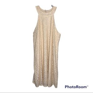 LTX lace dress size L NWT